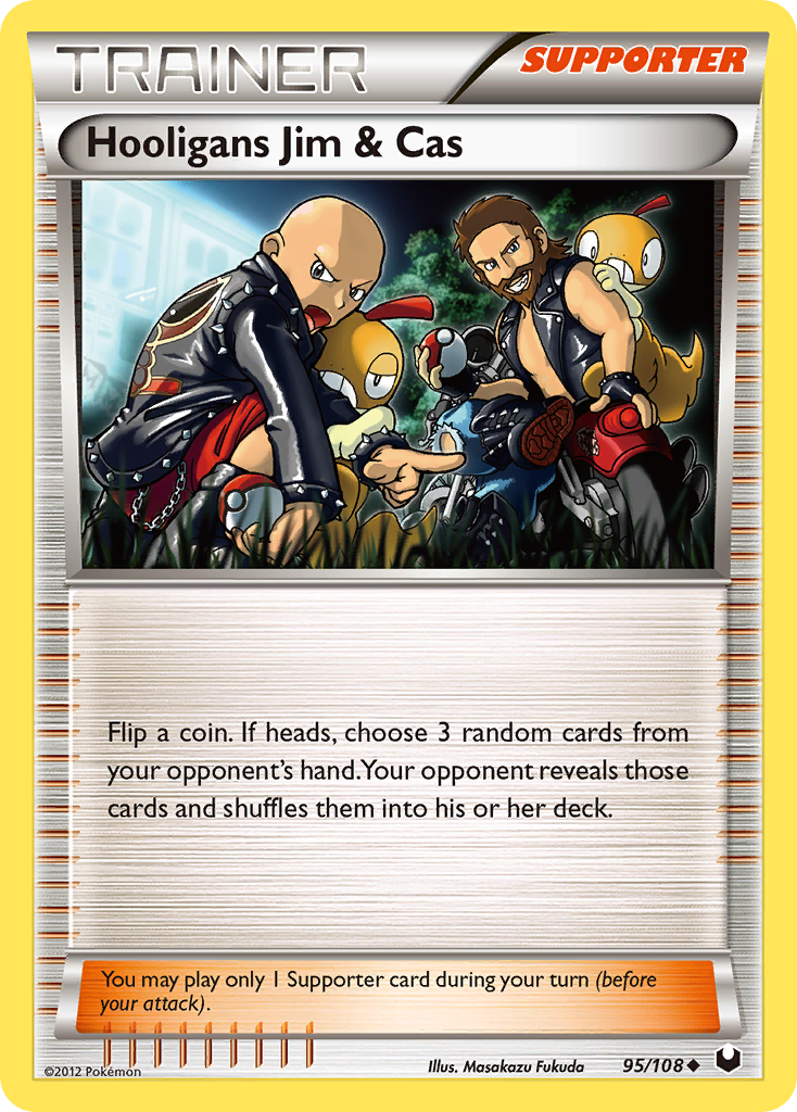 Hooligans Jim & Cas (95/108) [Black & White: Dark Explorers] | Exor Games Dartmouth