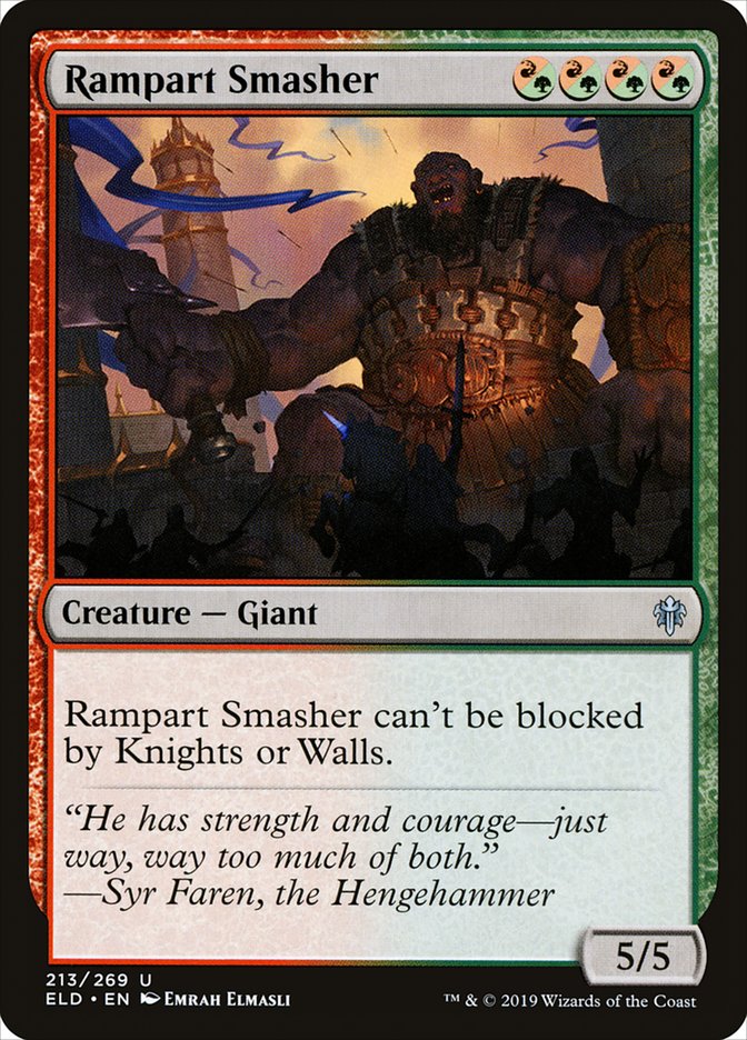 Rampart Smasher [Throne of Eldraine] | Exor Games Dartmouth