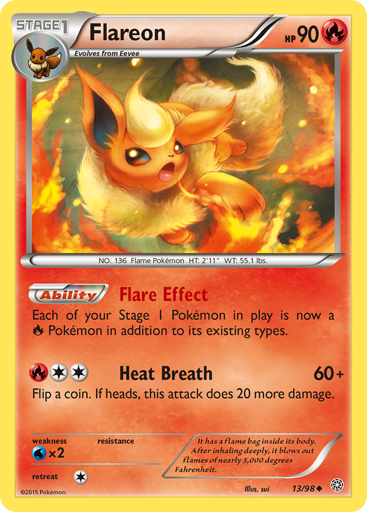 Flareon (13/98) [XY: Ancient Origins] | Exor Games Dartmouth