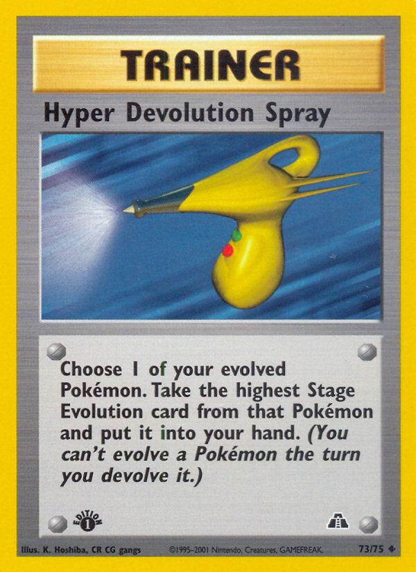 Hyper Devolution Spray (73/75) [Neo Discovery 1st Edition] | Exor Games Dartmouth