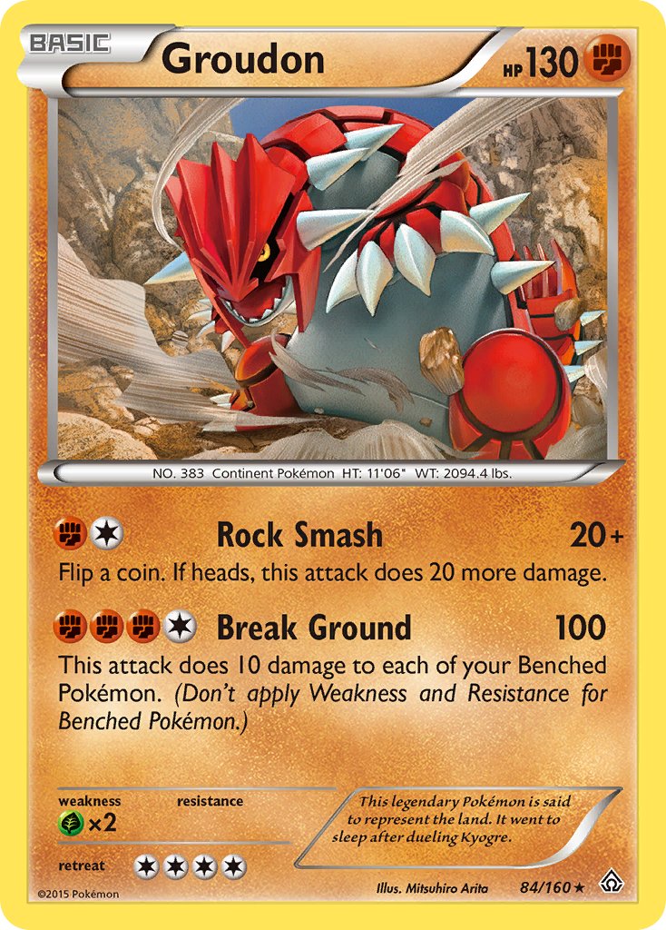 Groudon (84/160) (Theme Deck Exclusive) [XY: Primal Clash] | Exor Games Dartmouth