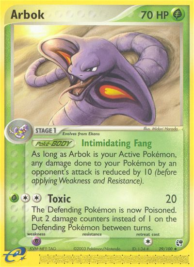 Arbok (29/100) [EX: Sandstorm] | Exor Games Dartmouth