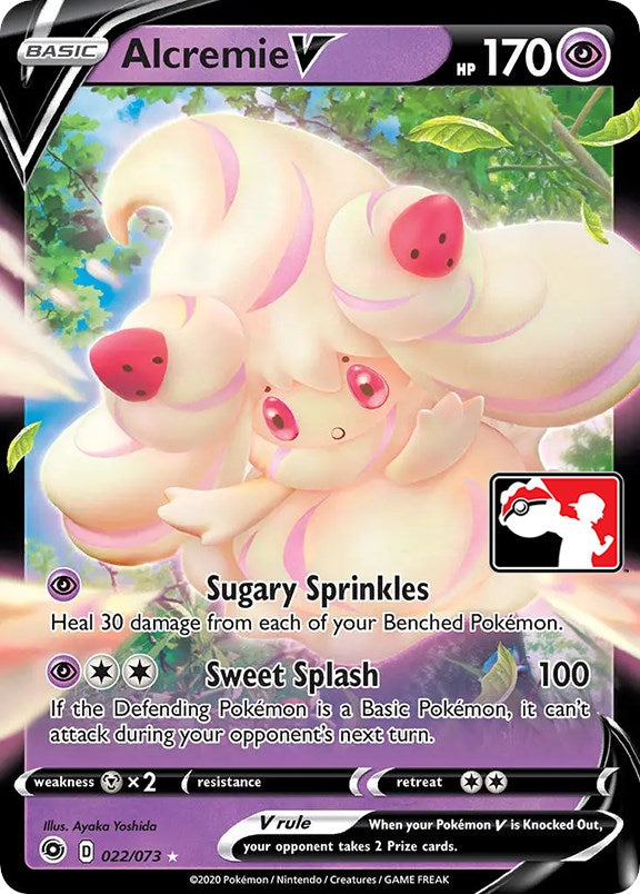 Alcremie V (22/73) [Prize Pack Series One] | Exor Games Dartmouth