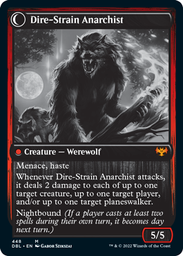 Volatile Arsonist // Dire-Strain Anarchist [Innistrad: Double Feature] | Exor Games Dartmouth