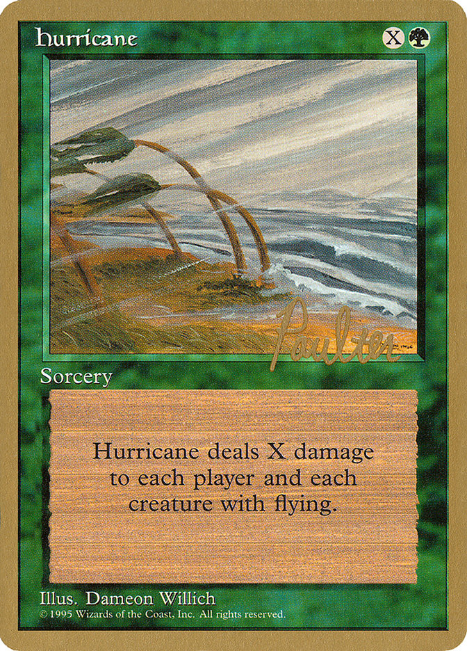 Hurricane (Preston Poulter) [Pro Tour Collector Set] | Exor Games Dartmouth