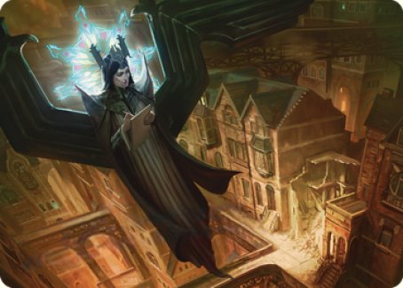 Angelic Sleuth Art Card [Streets of New Capenna Art Series] | Exor Games Dartmouth