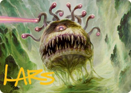 Beholder Art Card (Gold-Stamped Signature) [Dungeons & Dragons: Adventures in the Forgotten Realms Art Series] | Exor Games Dartmouth