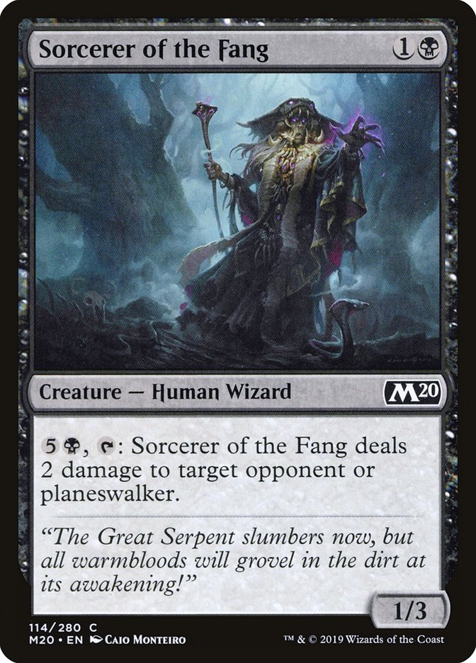 Sorcerer of the Fang [Core Set 2020] | Exor Games Dartmouth