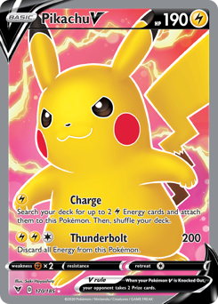 Pikachu V (170/185) [Sword & Shield: Vivid Voltage] | Exor Games Dartmouth