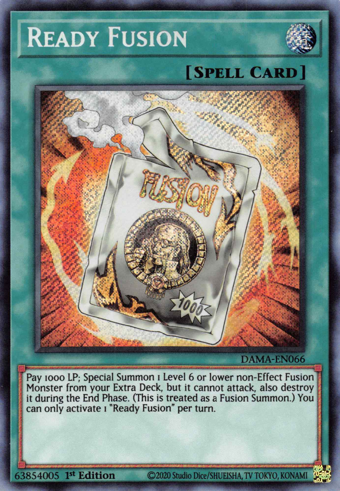 Ready Fusion [DAMA-EN066] Secret Rare | Exor Games Dartmouth