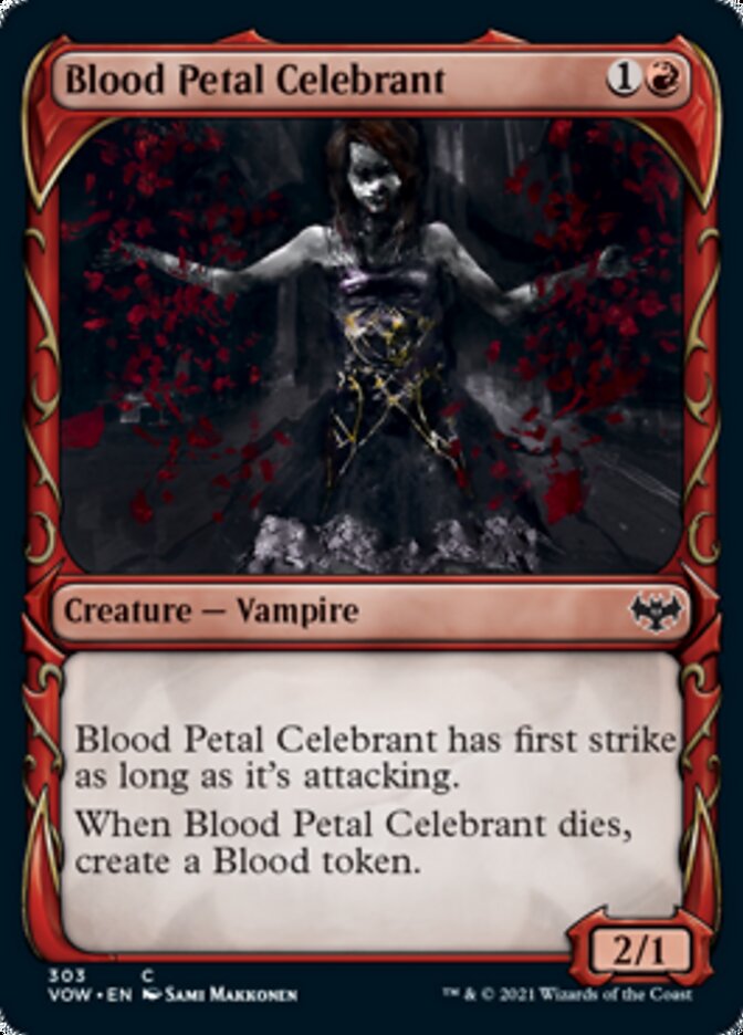 Blood Petal Celebrant (Showcase Fang Frame) [Innistrad: Crimson Vow] | Exor Games Dartmouth