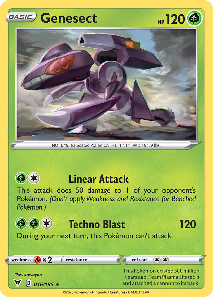 Genesect (016/185) [Sword & Shield: Vivid Voltage] | Exor Games Dartmouth