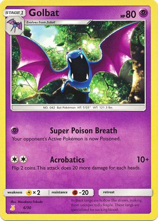 Golbat (6/30) [Sun & Moon: Trainer Kit - Alolan Raichu] | Exor Games Dartmouth