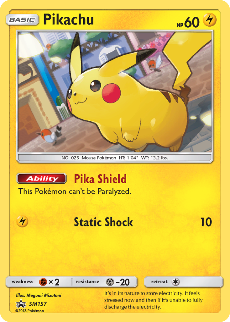 Pikachu (SM157) [Sun & Moon: Black Star Promos] | Exor Games Dartmouth