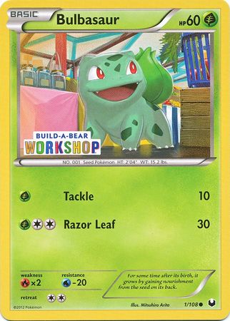 Bulbasaur (1/108) (Build A Bear Workshop Exclusive) [Black & White: Dark Explorers] | Exor Games Dartmouth