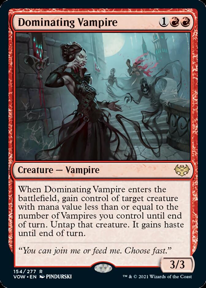 Dominating Vampire [Innistrad: Crimson Vow] | Exor Games Dartmouth