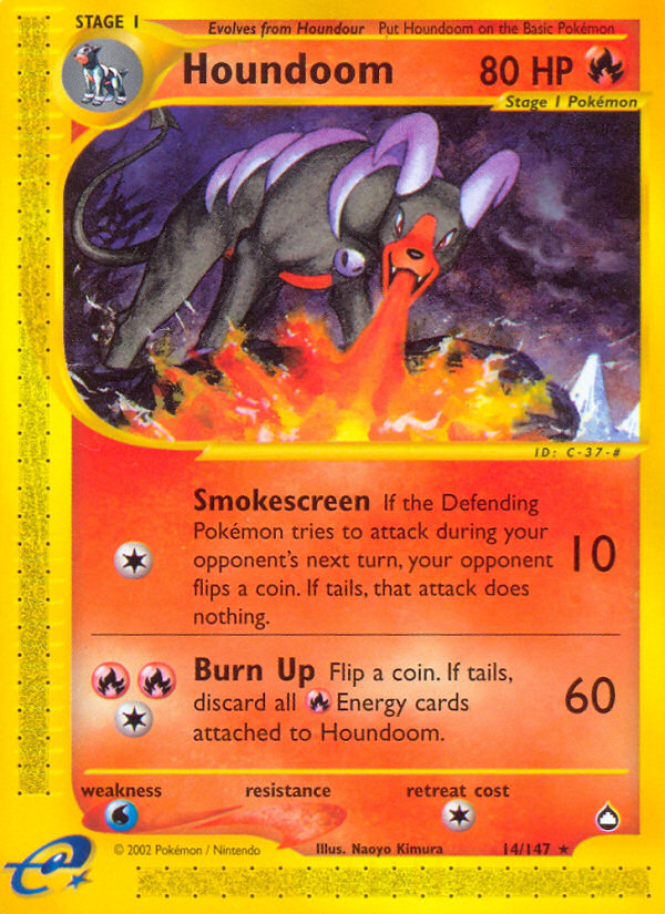 Houndoom (14/147) [Aquapolis] | Exor Games Dartmouth