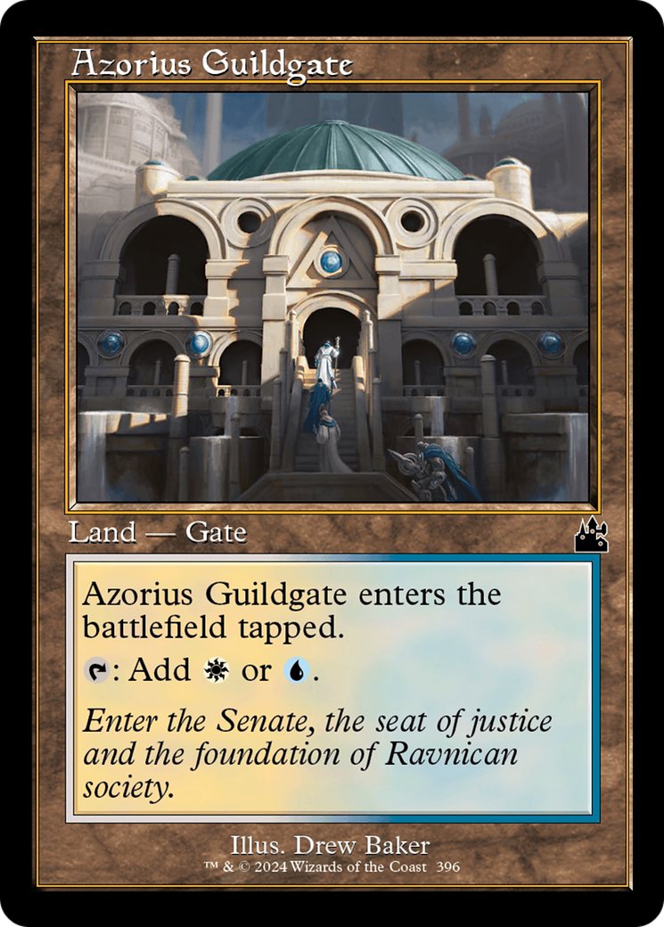 Azorius Guildgate (Retro Frame) [Ravnica Remastered] | Exor Games Dartmouth