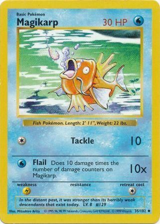 Magikarp (35/102) [Base Set Shadowless Unlimited] | Exor Games Dartmouth