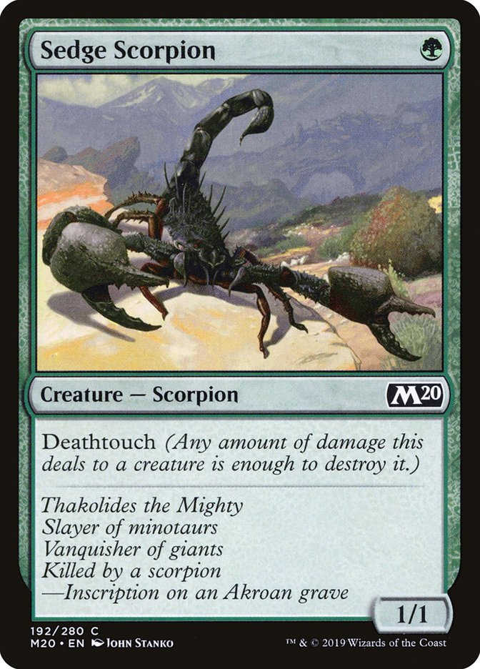 Sedge Scorpion [Core Set 2020] | Exor Games Dartmouth