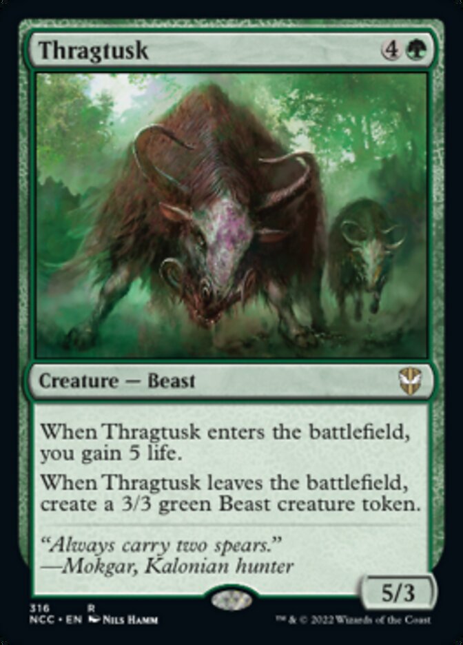 Thragtusk [Streets of New Capenna Commander] | Exor Games Dartmouth