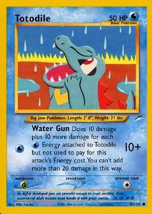 Totodile (85/105) [Neo Destiny Unlimited] | Exor Games Dartmouth