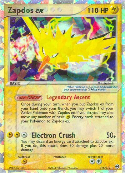 Zapdos ex (116/112) [EX: FireRed & LeafGreen] | Exor Games Dartmouth