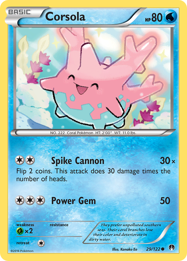 Corsola (29/122) [XY: BREAKpoint] | Exor Games Dartmouth