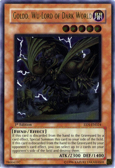 Goldd, Wu-Lord of Dark World [EEN-EN024] Ultimate Rare | Exor Games Dartmouth