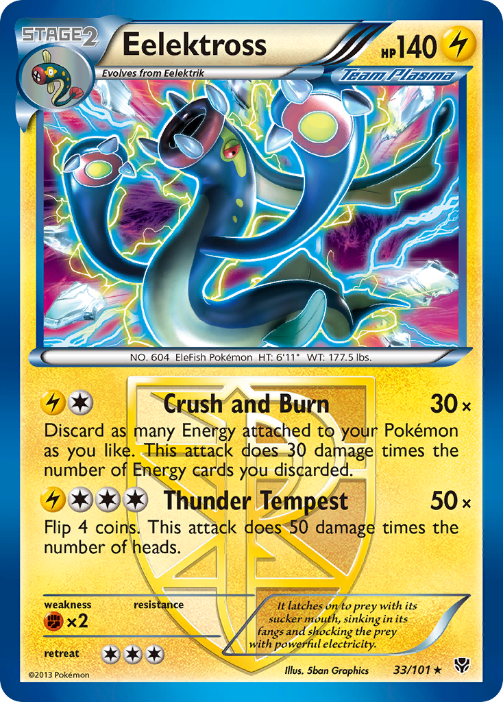 Eelektross (33/101) [Black & White: Plasma Blast] | Exor Games Dartmouth