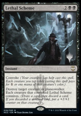 Lethal Scheme (Promo Pack) [Streets of New Capenna Commander Promos] | Exor Games Dartmouth