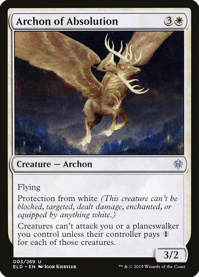 Archon of Absolution [Throne of Eldraine] | Exor Games Dartmouth