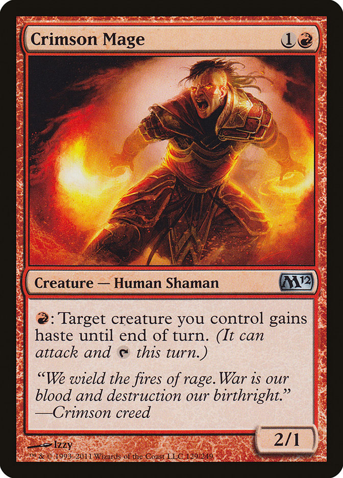 Crimson Mage [Magic 2012] | Exor Games Dartmouth
