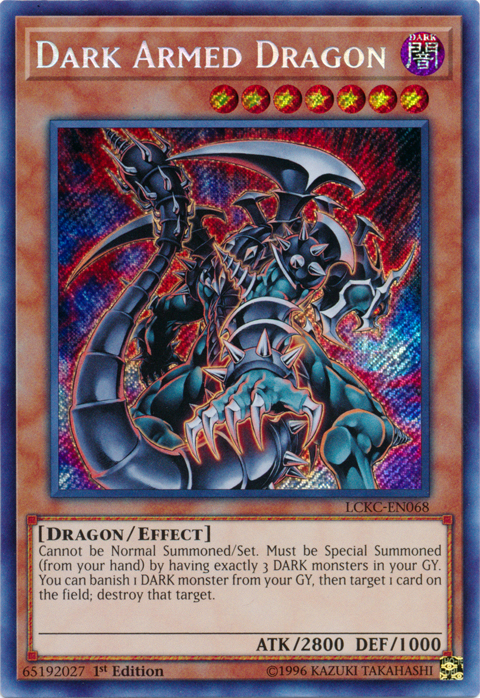 Dark Armed Dragon [LCKC-EN068] Secret Rare | Exor Games Dartmouth