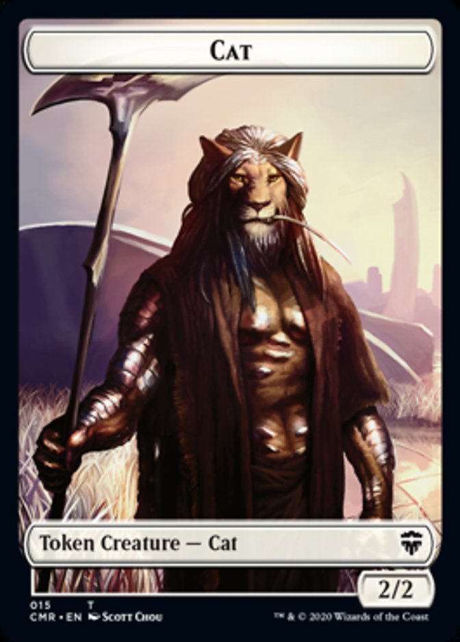 Cat // Soldier Token [Commander Legends Tokens] | Exor Games Dartmouth