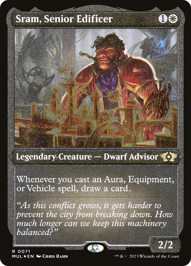 Sram, Senior Edificer (Foil Etched) [Multiverse Legends] | Exor Games Dartmouth