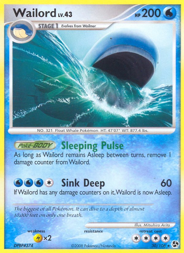 Wailord (30/106) [Diamond & Pearl: Great Encounters] | Exor Games Dartmouth