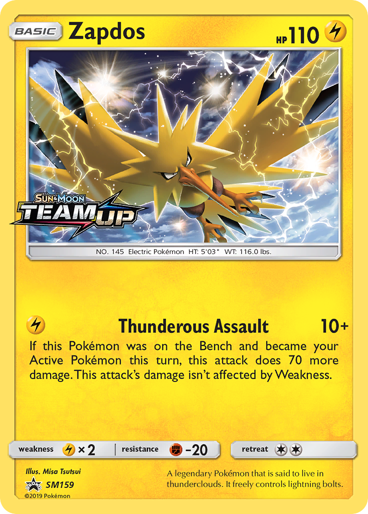 Zapdos (SM159) [Sun & Moon: Black Star Promos] | Exor Games Dartmouth