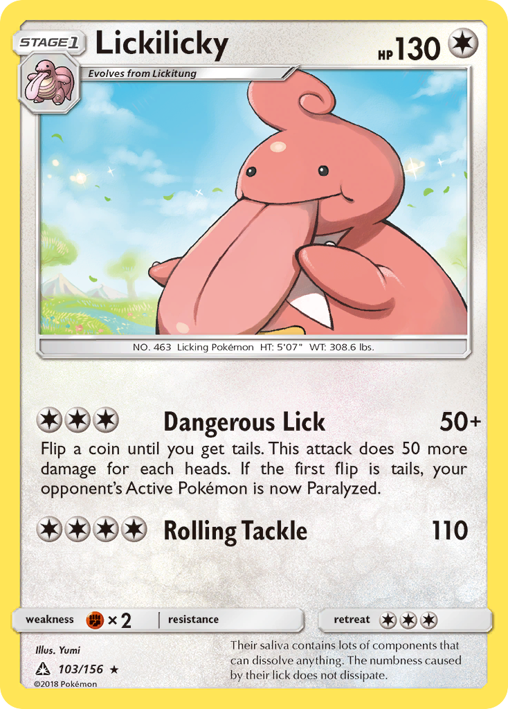 Lickilicky (103/156) [Sun & Moon: Ultra Prism] | Exor Games Dartmouth