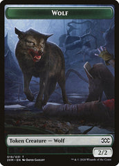 Wolf Token [Double Masters] | Exor Games Dartmouth