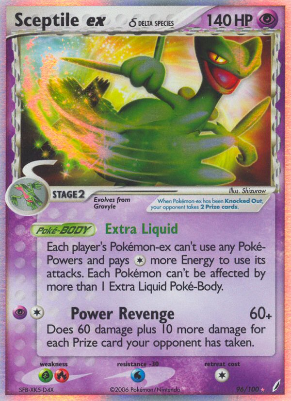 Sceptile ex (96/100) (Delta Species) [EX: Crystal Guardians] | Exor Games Dartmouth