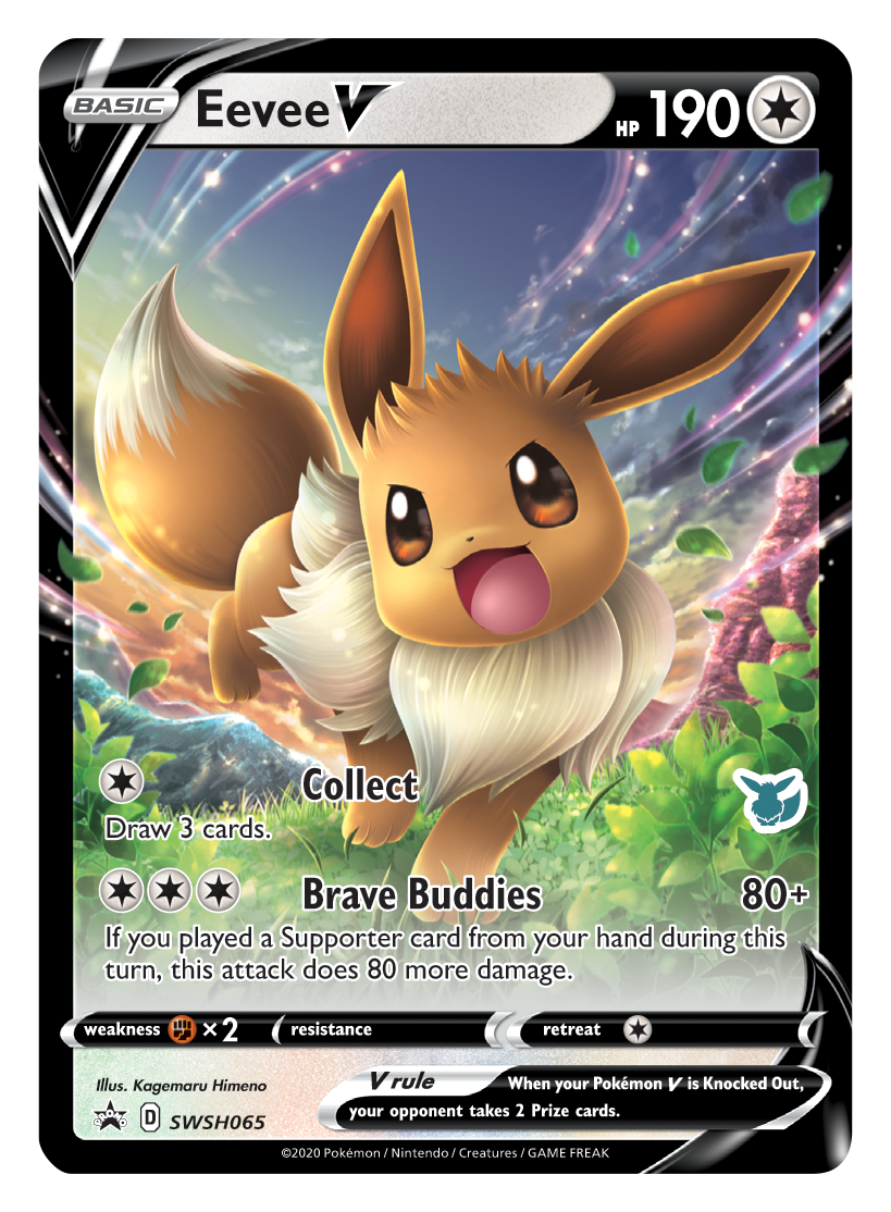 Eevee V (SWSH065) (Eevee Deck) [Battle Academy 2022] | Exor Games Dartmouth