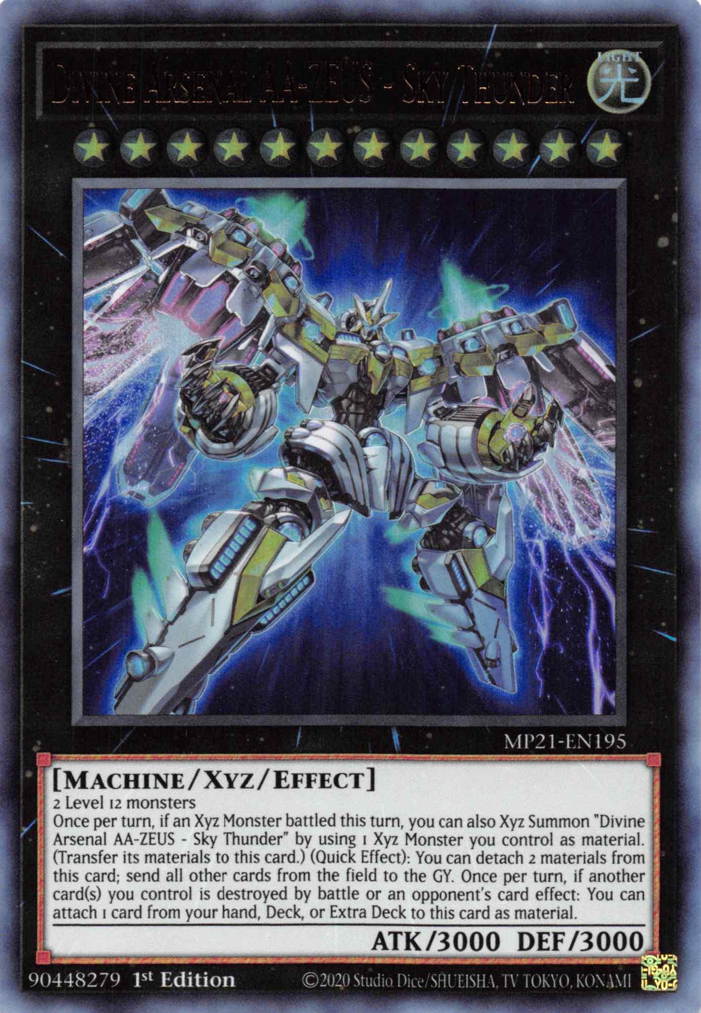 Divine Arsenal AA-ZEUS - Sky Thunder [MP21-EN195] Ultra Rare | Exor Games Dartmouth