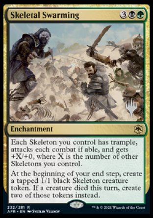 Skeletal Swarming (Promo Pack) [Dungeons & Dragons: Adventures in the Forgotten Realms Promos] | Exor Games Dartmouth