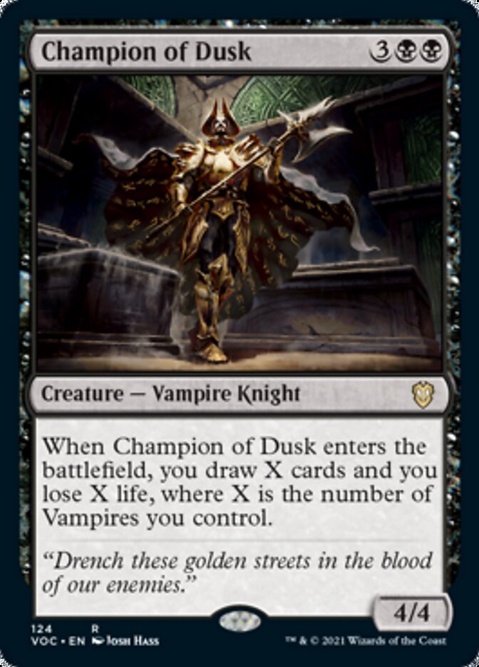 Champion of Dusk [Innistrad: Crimson Vow Commander] | Exor Games Dartmouth