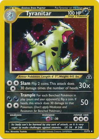 Tyranitar (12/75) [Neo Discovery Unlimited] | Exor Games Dartmouth