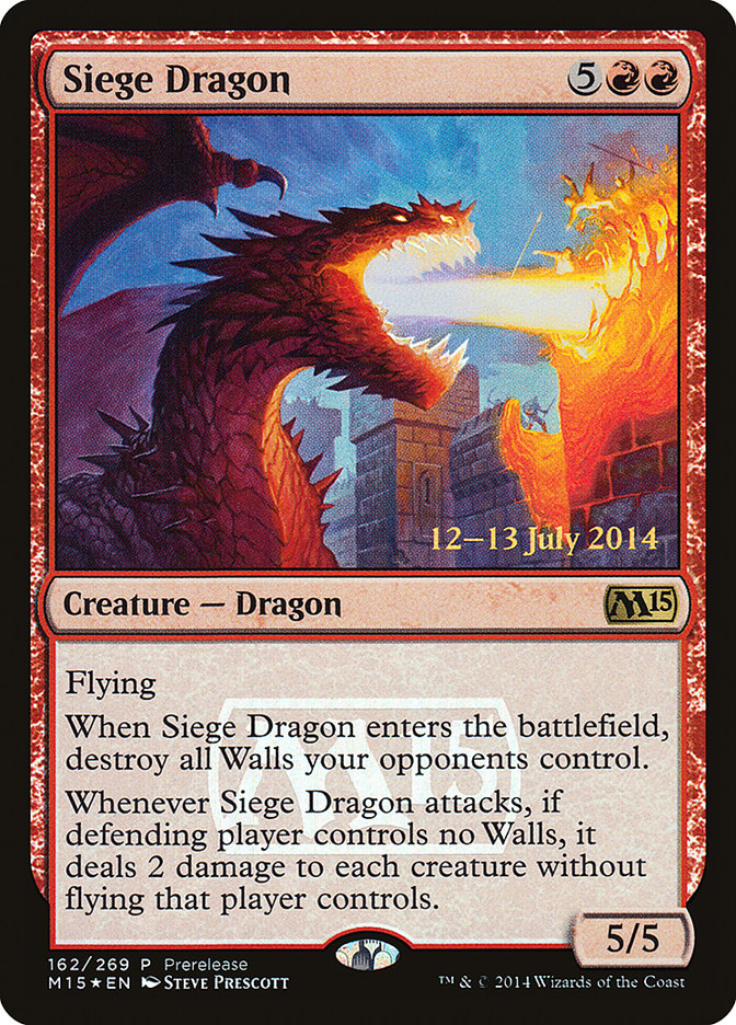 Siege Dragon [Magic 2015 Promos] | Exor Games Dartmouth