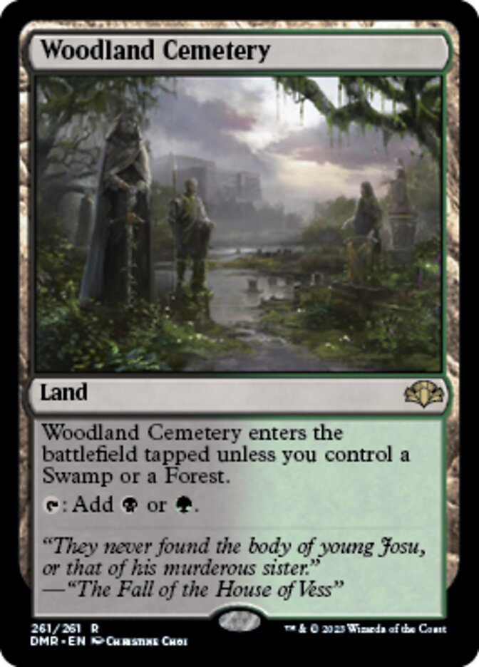 Woodland Cemetery [Dominaria Remastered] | Exor Games Dartmouth