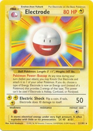 Electrode (21/102) [Base Set Unlimited] | Exor Games Dartmouth