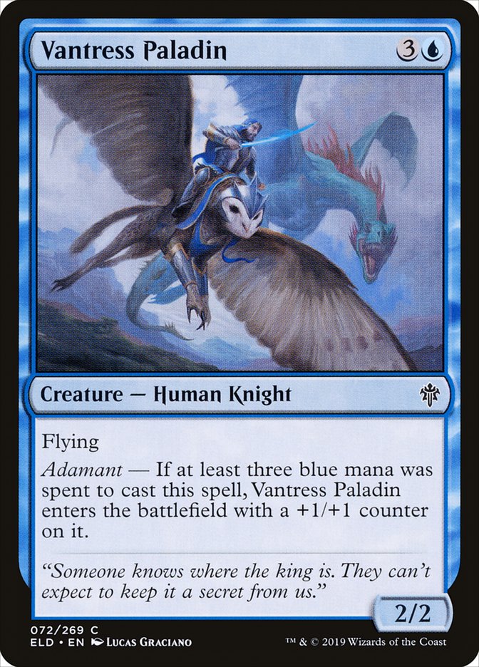 Vantress Paladin [Throne of Eldraine] | Exor Games Dartmouth